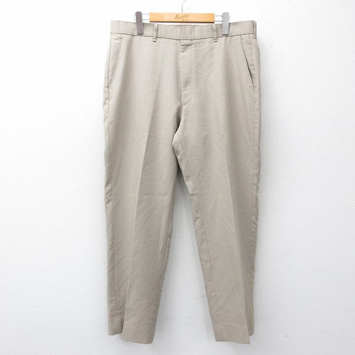 W36★古着 リーバイス Levis アクション スラックス パンツ メンズ 80年代 80s タロン ベージュ【spe】 26apr25