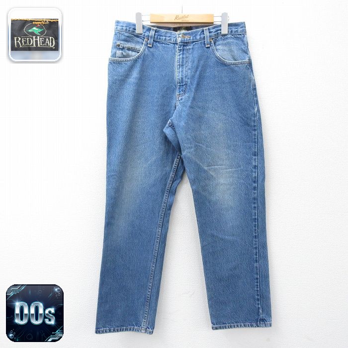 レッドヘッド 00s ジーンズ ネイビー 実寸W34 | 古着