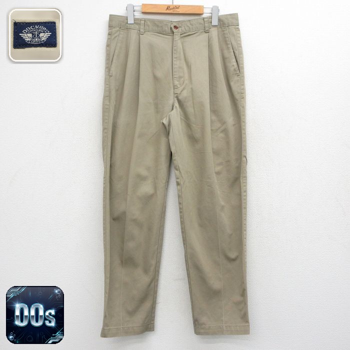 ドッカーズ 00s パンツ ベージュ 実寸W33 | 古着