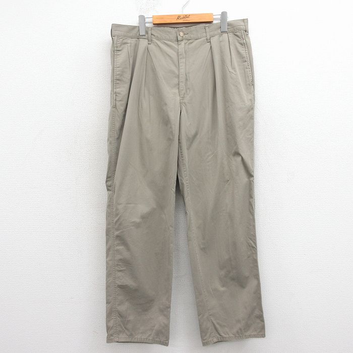 W35★古着 ラルフローレン ブランド チノ パンツ チノパン メンズ 90年代 90s USA製 ベージュ【spe】 26apr27
