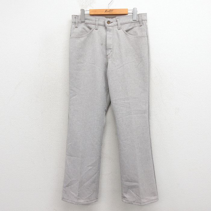 W31★古着 リーバイス Levis 517 パンツ メンズ 80年代 80s ブーツカット USA製 薄ベージュ【spe】 26apr27