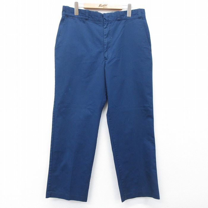 W35★古着 シアーズ ワーク パンツ メンズ 90年代 90s USA製 濃紺 26apr28