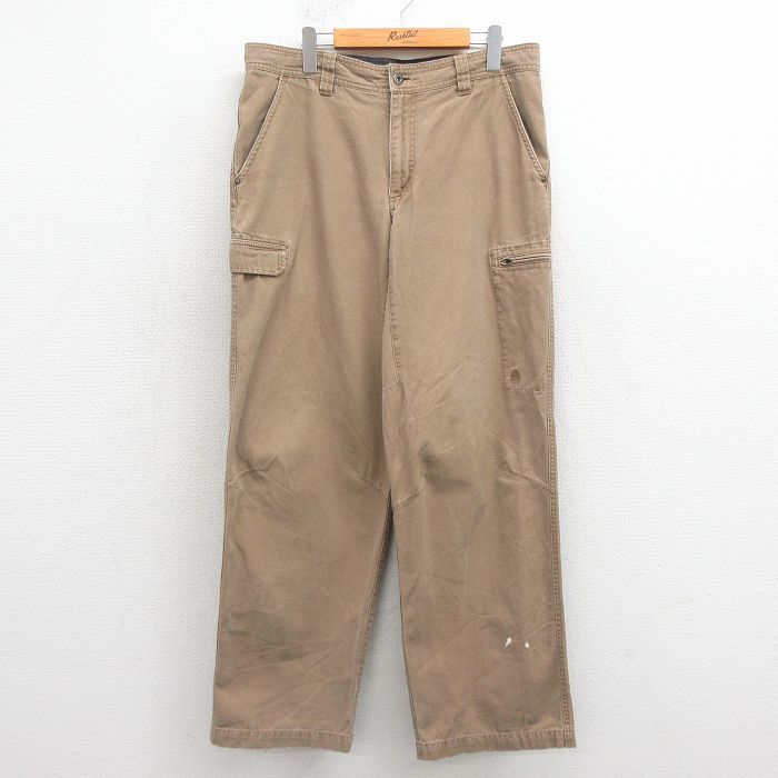 W34★古着 ナイキ NIKE ACG カーゴ パンツ メンズ ダック地 コットン 茶 26apr30