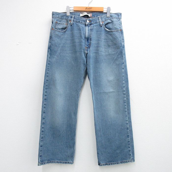 リーバイス529 ジーンズ ヒゲ ネイビー 実寸W36 | 古着