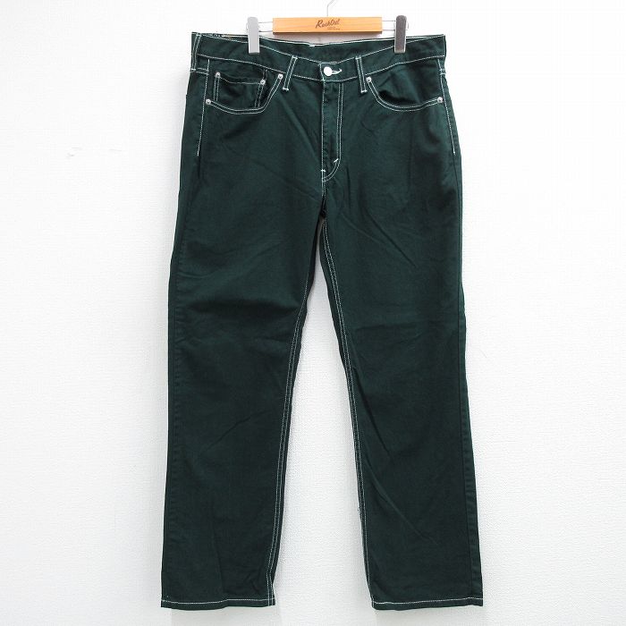 リーバイス514 パンツ グリーン W37 | 古着