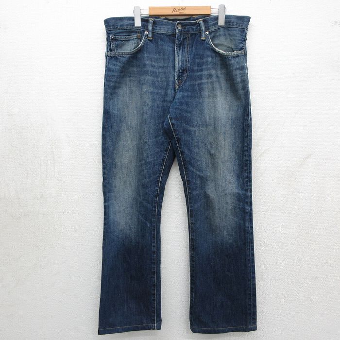 ギャップ ジーンズ ヒゲ ネイビー W37 | 古着