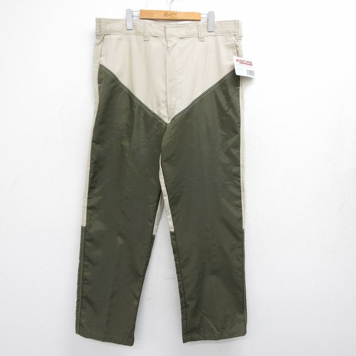 ハンティング 80s パンツ ツートンカラー ベージュ W38 | 古着