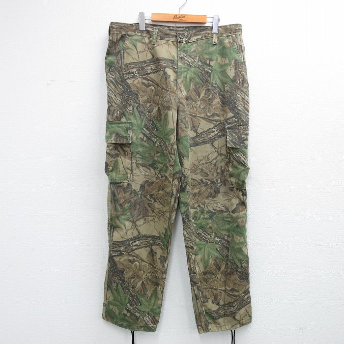 ハンティング 90s カーゴパンツ リアルツリー迷彩 ベージュ W38 | 古着