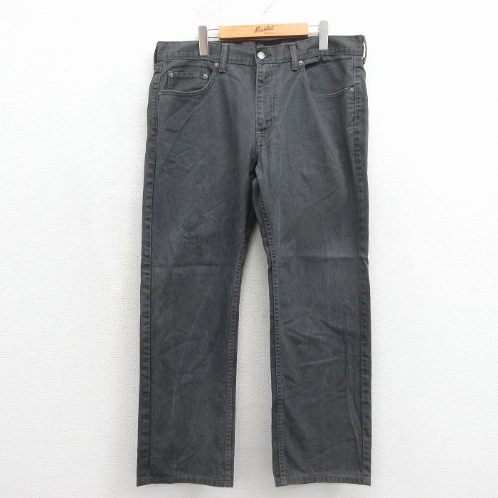 W35★古着 リーバイス Levis 559 ジーンズ メンズ コットン ブラック デニム 26may18
