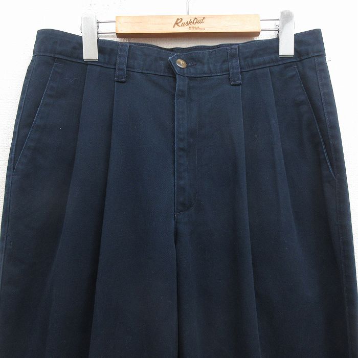 チノパン 古着 90s DOCKERS ドッカーズ 美品 デニム チノ 36 青 古着通販 W31☆古着 ドッカーズ チノ パンツ チノパン メンズ 90年代