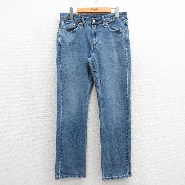 W32★古着 リーバイス Levis 514 ジーンズ メンズ ネイビー デニム 26may18