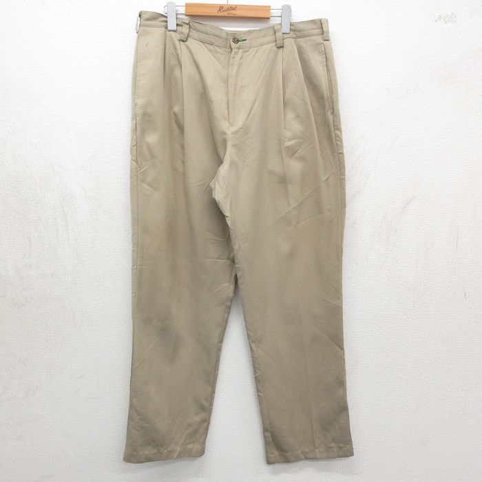 トミーヒルフィガー パンツ ベージュ W36 | 古着