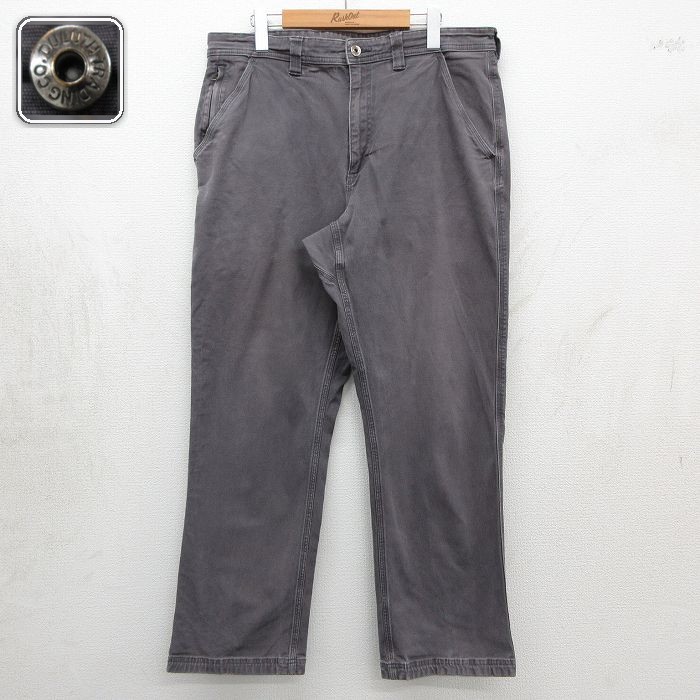 DULUTH TRADING W37 ジーンズ グレー | 古着