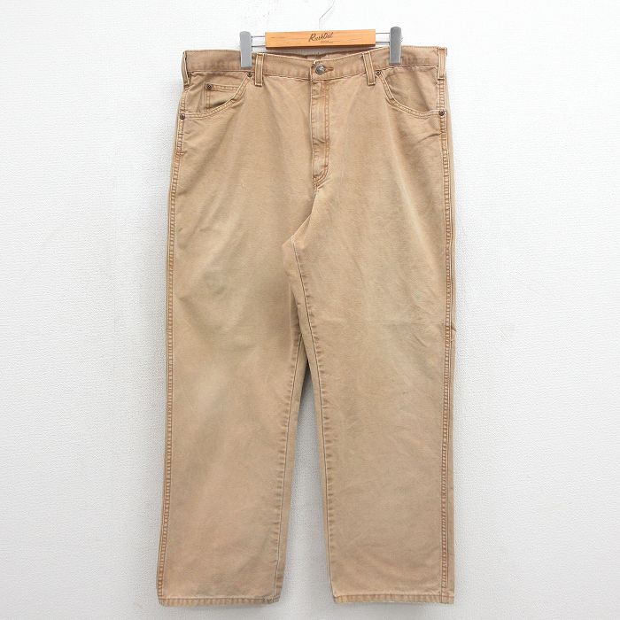 ディッキーズ パンツ ダック地 ベージュ 実寸W38 | 古着