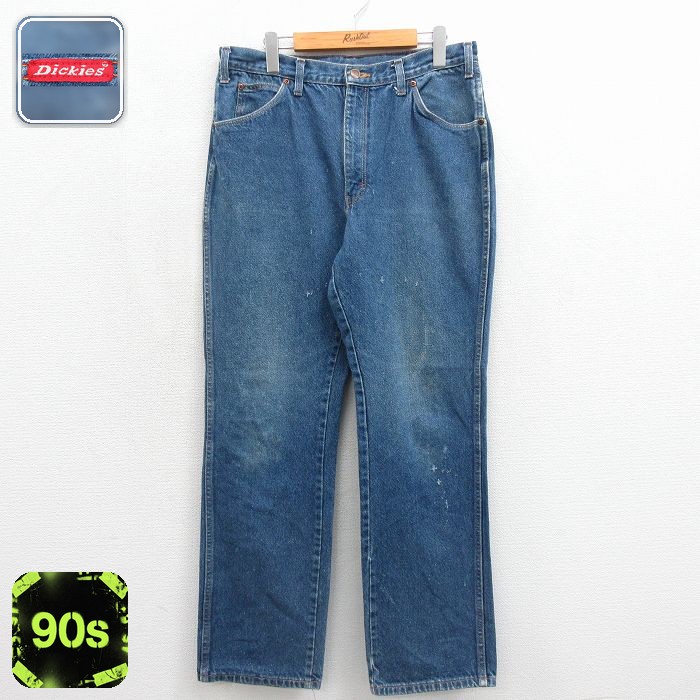 古着通販 W32☆古着 ディッキーズ ジーンズ メンズ 90年代 90s