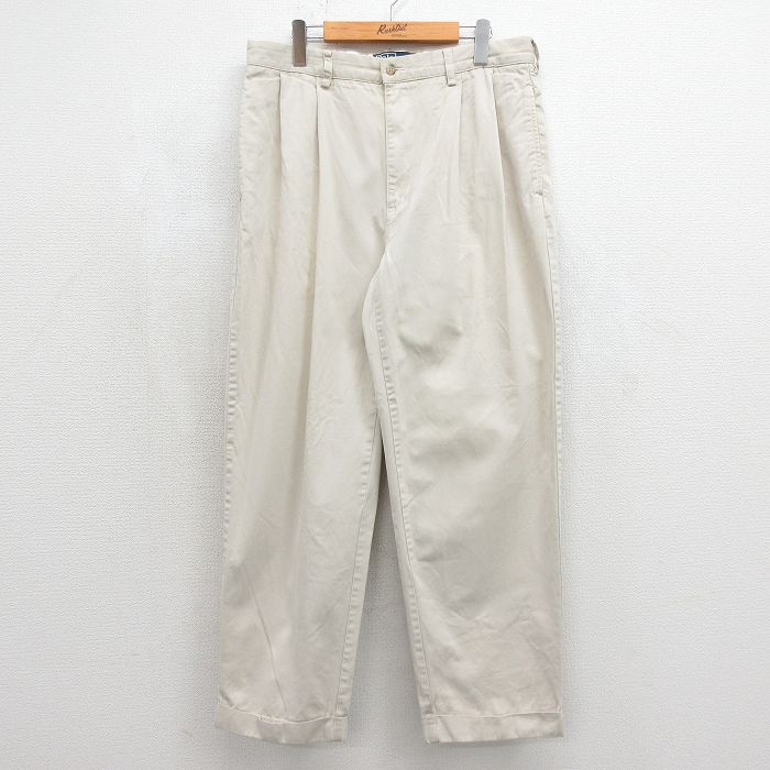 ラルフローレン 90s チノパン ベージュ 実寸W34 | 古着