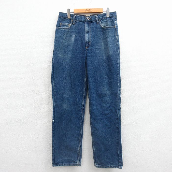 レッドヘッド ジーンズ ヒゲ ネイビー 実寸W32 | 古着