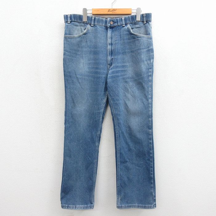 リーバイス547 90s ジーンズ ヒゲ ネイビー 実寸W37 | 古着