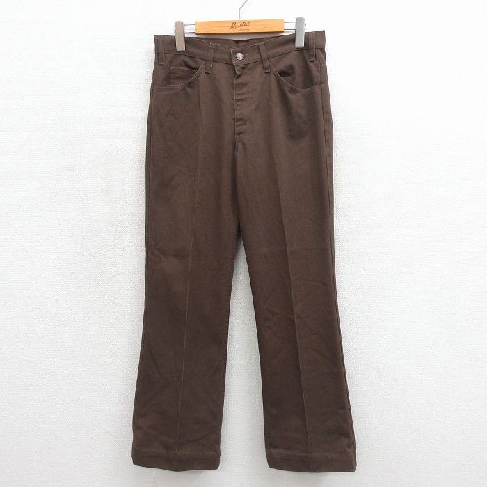 リーバイス 80s パンツ スタプレ ブラウン 実寸W31 | 古着
