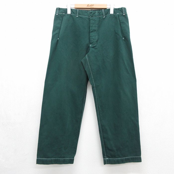 ラルフローレン 90s パンツ グリーン 実寸W35 | 古着