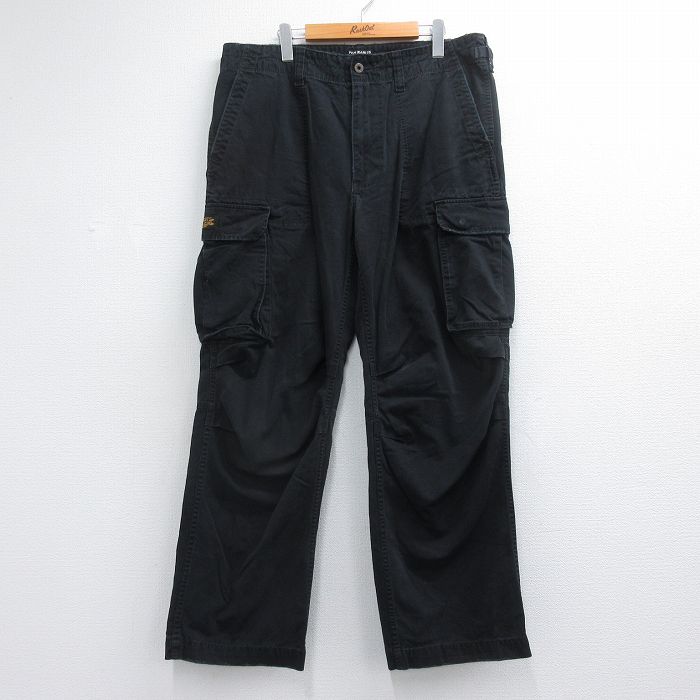 ラルフローレン カーゴパンツ ブラック 実寸W36 | 古着