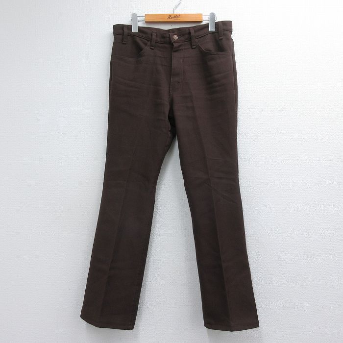 リーバイス517 80s パンツ フレア ブラウン 実寸W34 | 古着