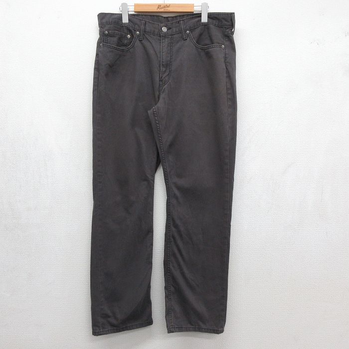 リーバイス514 パンツ ブラック 実寸W36 | 古着