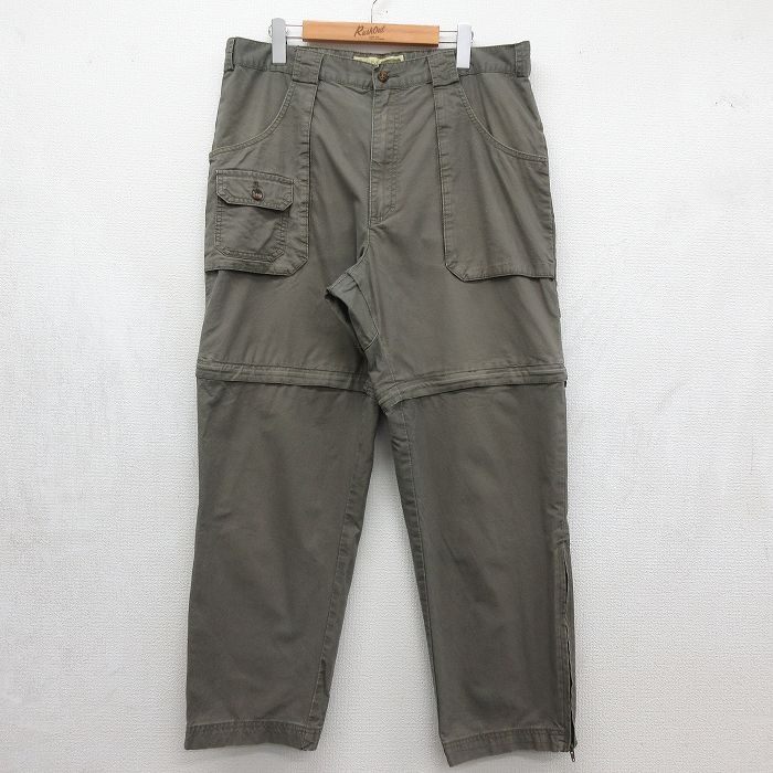 実寸W36 デタッチャブルパンツ カーキ | 古着