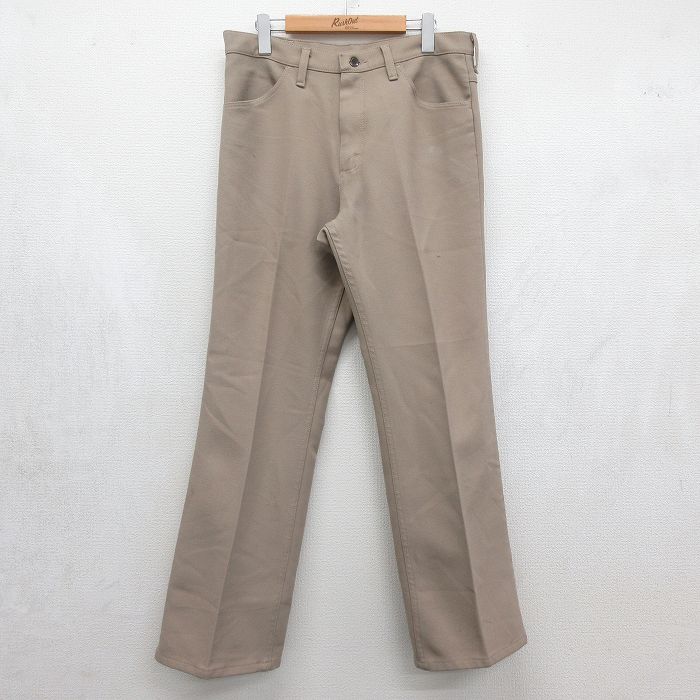 ラングラー ランチャーパンツ ベージュ 実寸W34 | 古着