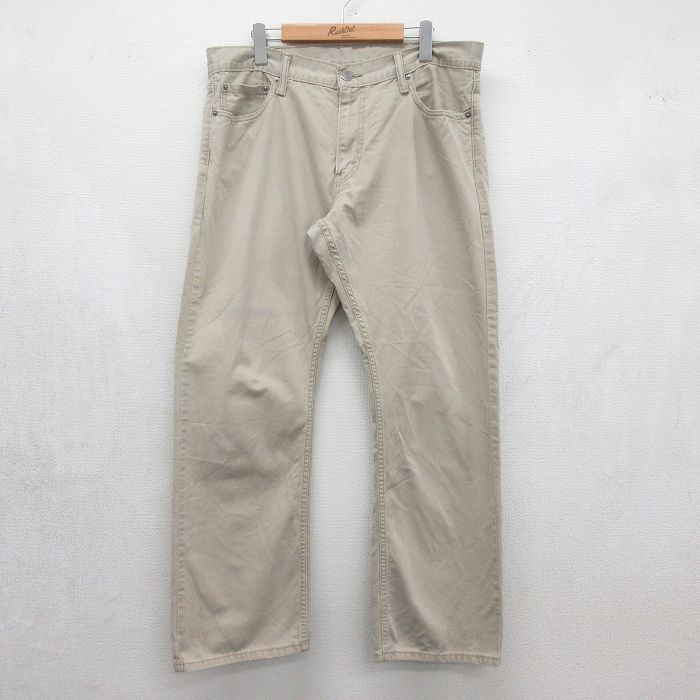 リーバイス W36 パンツ ベージュ 実寸W36 | 古着