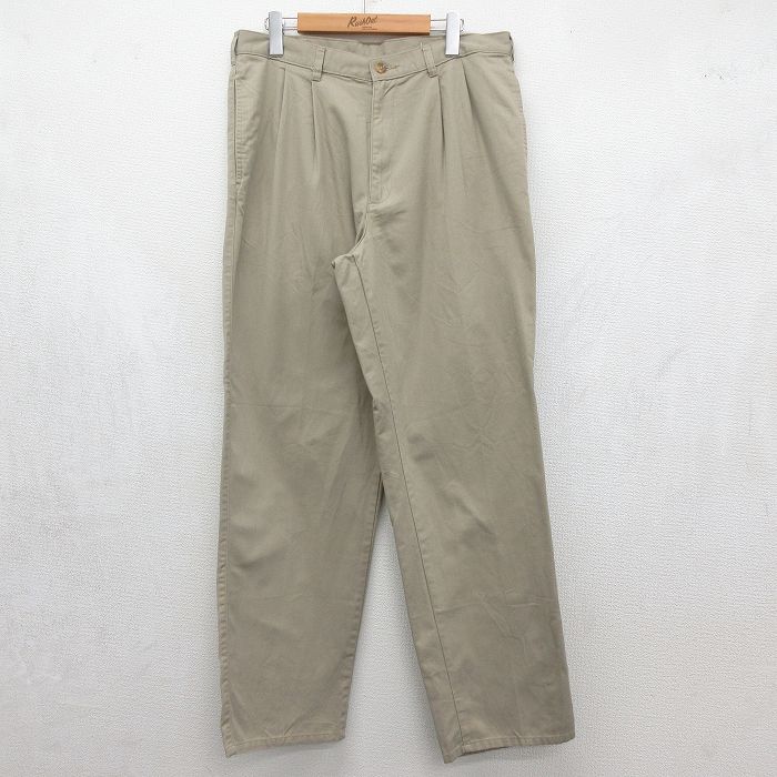 ピューリタン 00s パンツ ベージュ 実寸W33 | 古着