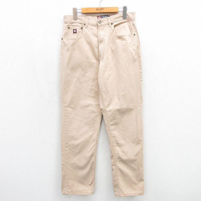 W31★古着 ラルフローレン チャップス ブランド パンツ メンズ 90年代 90s コットン ベージュ 26jul04