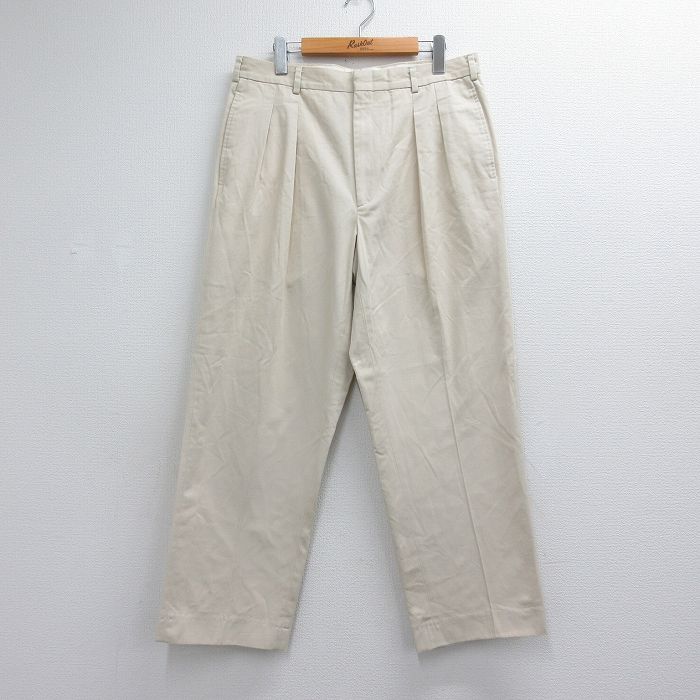 エルエルビーン 90s パンツ ベージュ 実寸W34 | 古着