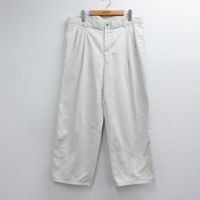 ドッカーズ 90s パンツ ホワイト 実寸W36 | 古着