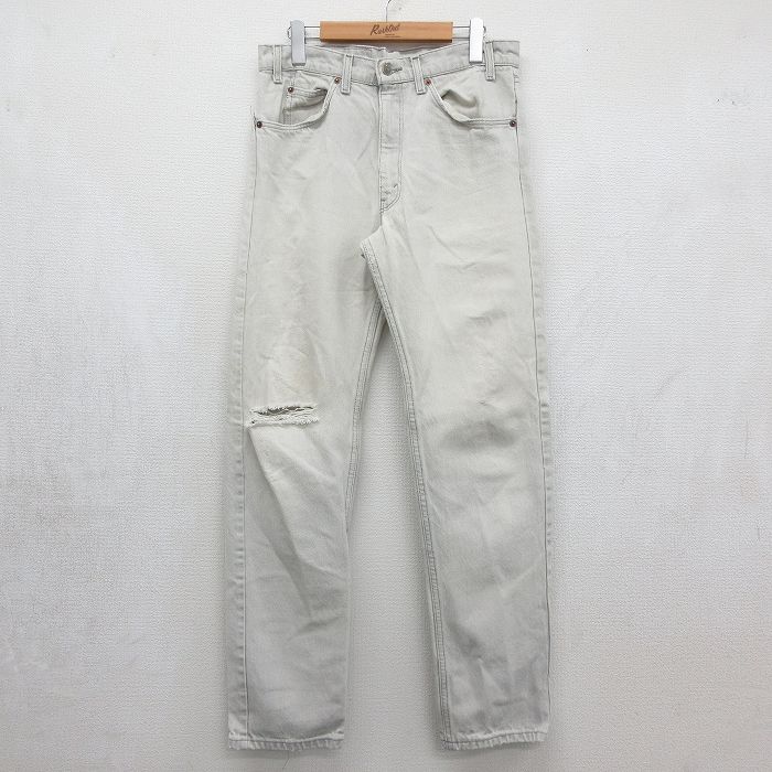 リーバイス505 90s ジーンズ ホワイト 実寸W31 | 古着