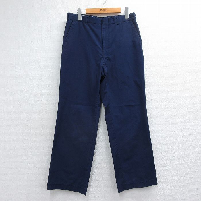 アーノルドパーマー 90s パンツ ネイビー 実寸W32 | 古着