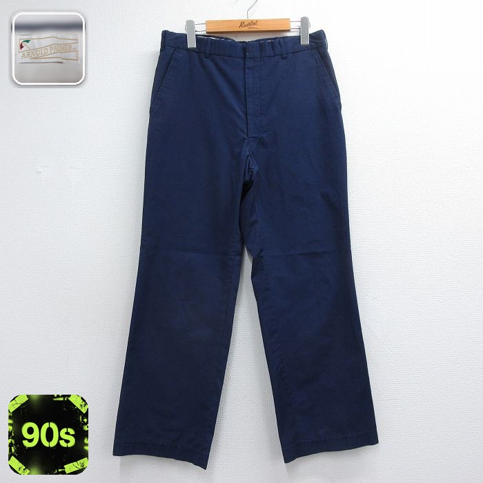 アーノルドパーマー 90s パンツ ネイビー 実寸W32 | 古着