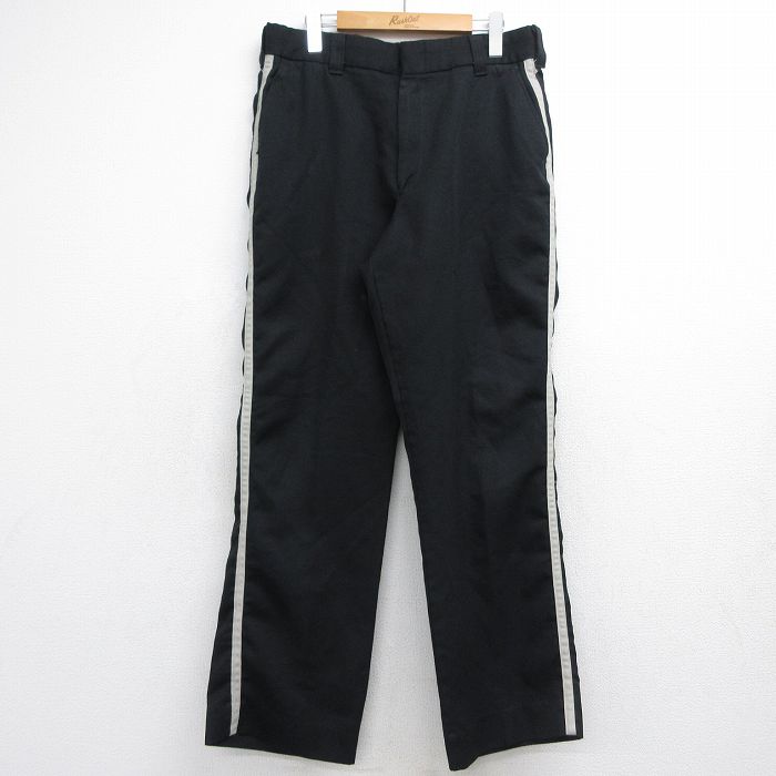 90s クレイボーン ツータックスラックス 黒ブラック W33 L30 イタリア 古着通販 W33☆古着 スラックス パンツ メンズ 90年代 90s USA製 ブラック