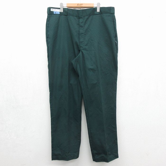 ディッキーズ 90s ワークパンツ 874 グリーン 実寸W40 | 古着