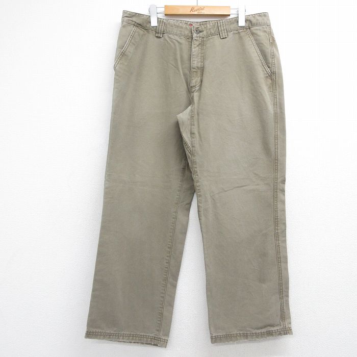 EMS ワークパンツ ベージュ 実寸W36 | 古着