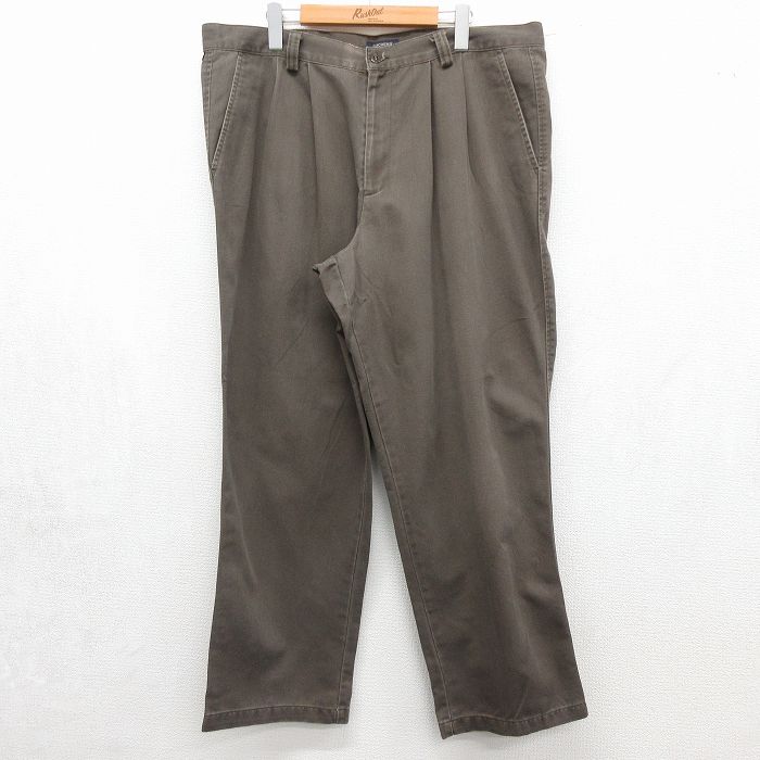 ドッカーズ パンツ ブラウン 実寸W38 | 古着