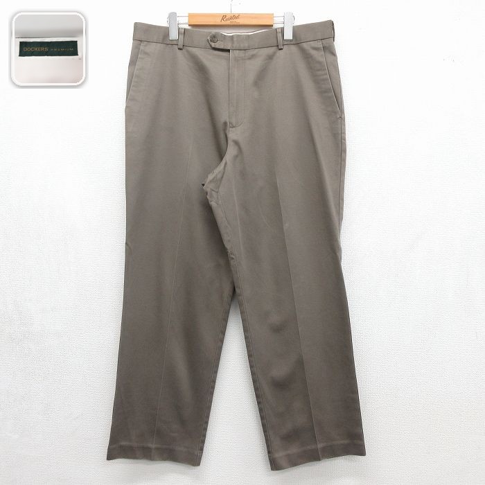 ドッカーズ パンツ ブラウン 実寸W36 | 古着