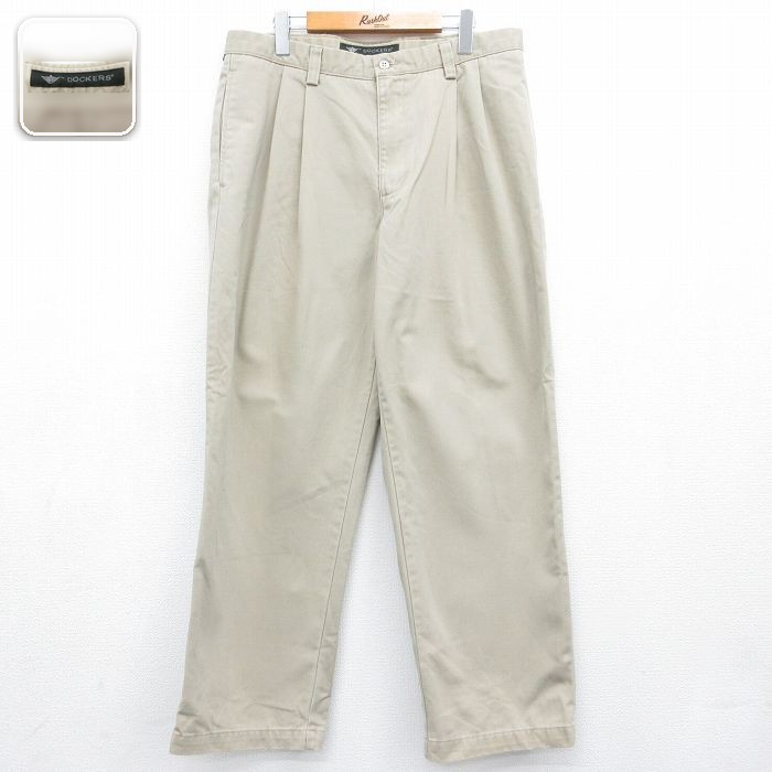 ドッカーズ パンツ ベージュ 実寸W35 | 古着
