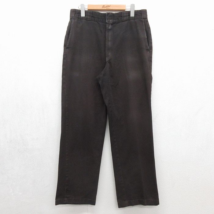 ディッキーズ ワークパンツ ブラック 実寸W32 | 古着