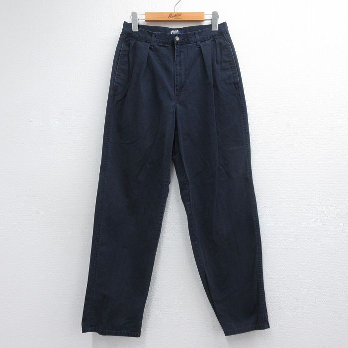 ラルフローレン 90s チノパン ネイビー 実寸W29 | 古着