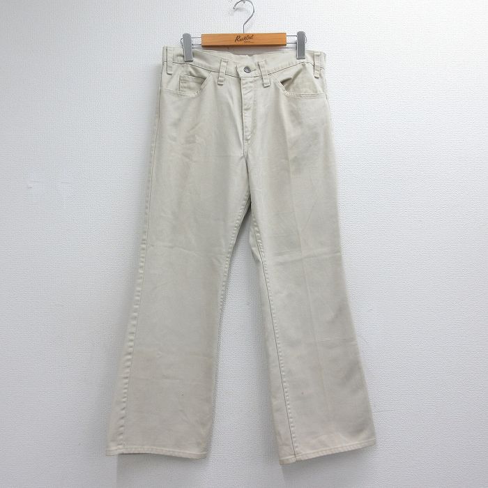 リーバイス517 80s パンツ スタプレ ベージュ 実寸W32 | 古着