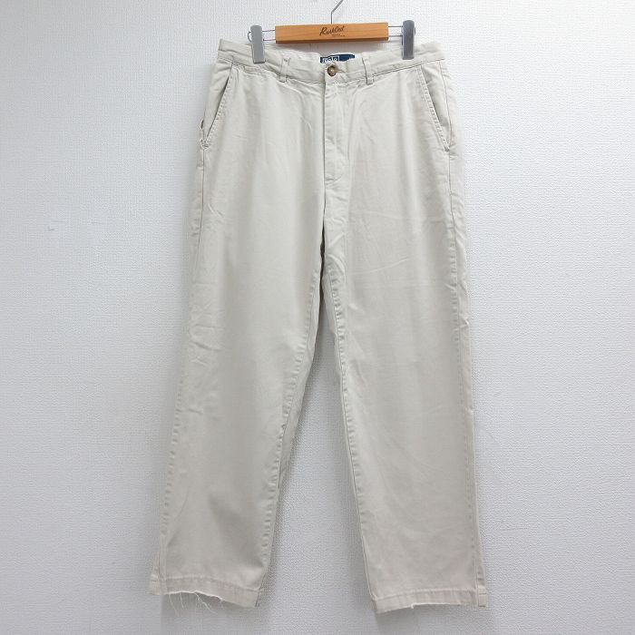 ラルフローレン 90s チノパン ベージュ 実寸W32 | 古着