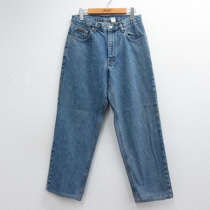 カルバンクライン 90s ジーンズ ネイビー 実寸W30 | 古着