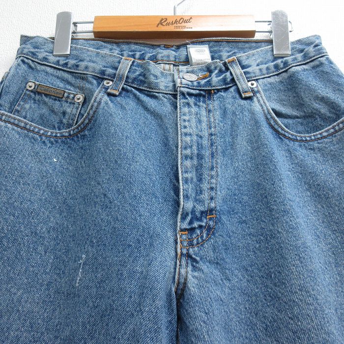 W30/古着 カルバンクライン ブランド ジーンズ メンズ 90年代 90s コットン USA製 ネイビー デニム 26jun29 古着通販 W30☆古着 カルバンクライン ブランド ジーンズ メンズ 90