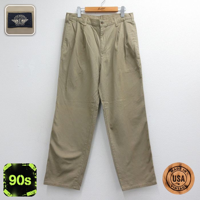 ドッカーズ 90s パンツ ベージュ 実寸W34 | 古着